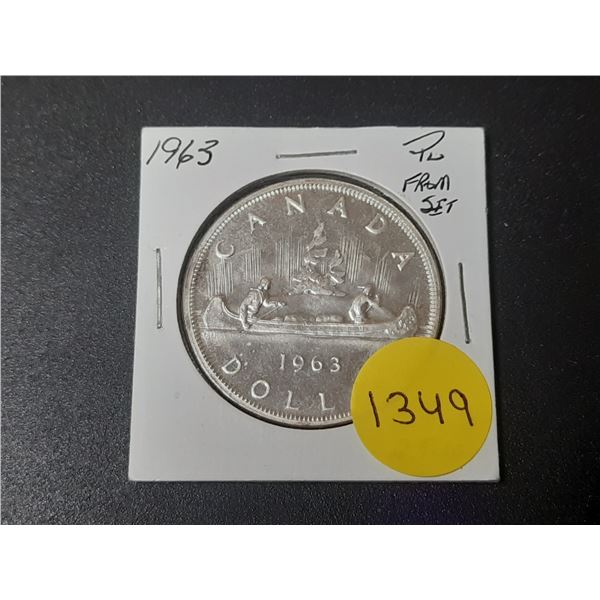 1963 PL Canadian Silver Dollar