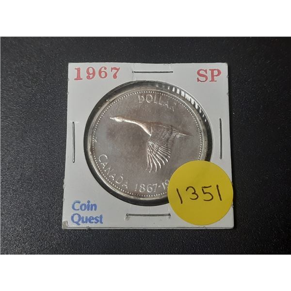 1967 SP Canadian Silver Dollar