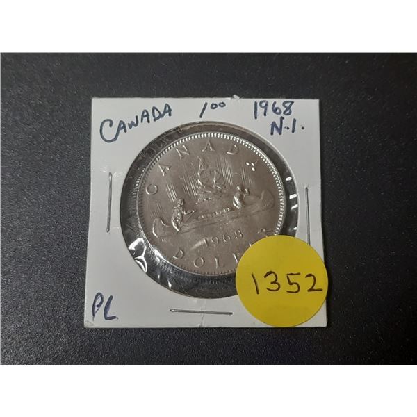 1968 PL Canadian Silver Dollar - .500