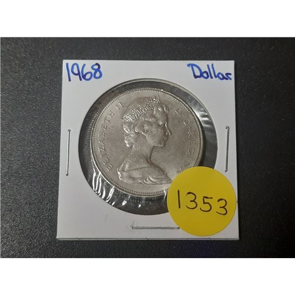 1968 Canadian Silver Dollar - .500