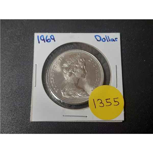 1969 Canadian Nickel Dollar