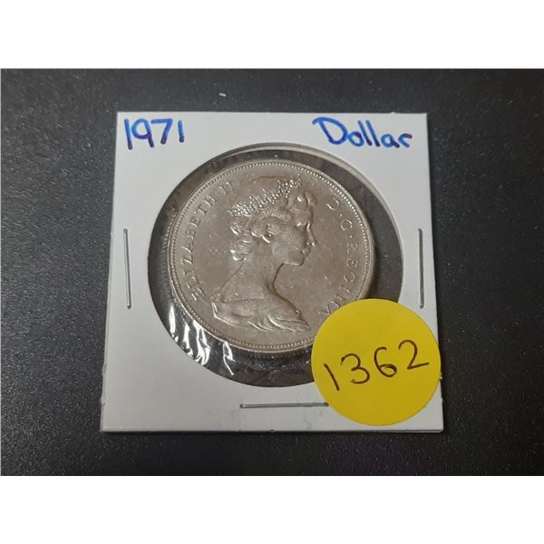 1971 Canadian Nickel Dollar