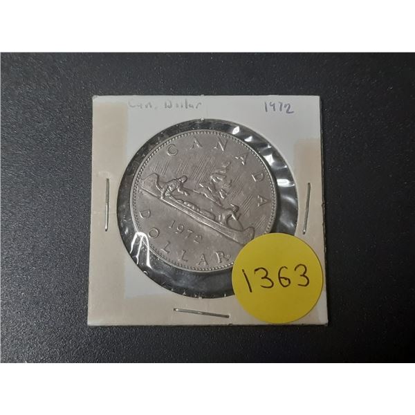 1972 Canadian Nickel Dollar