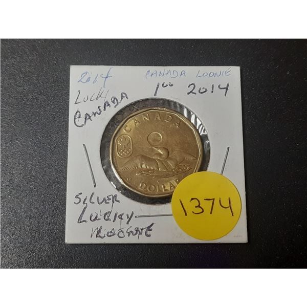 2014 Canadian Loon Dollar - Lucky Loonie