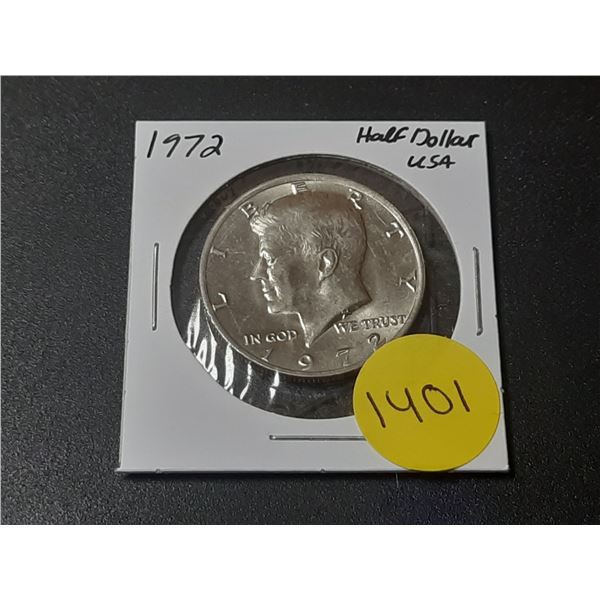 1972 USA Silver Half Dollar