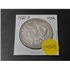 Image 1 : 1921 D USA Silver Morgan Dollar