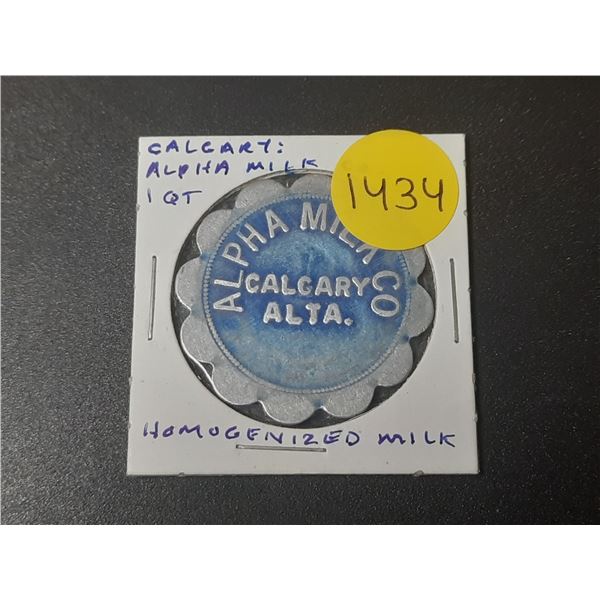 Calgary, Alpha Milk Co. Milk Token