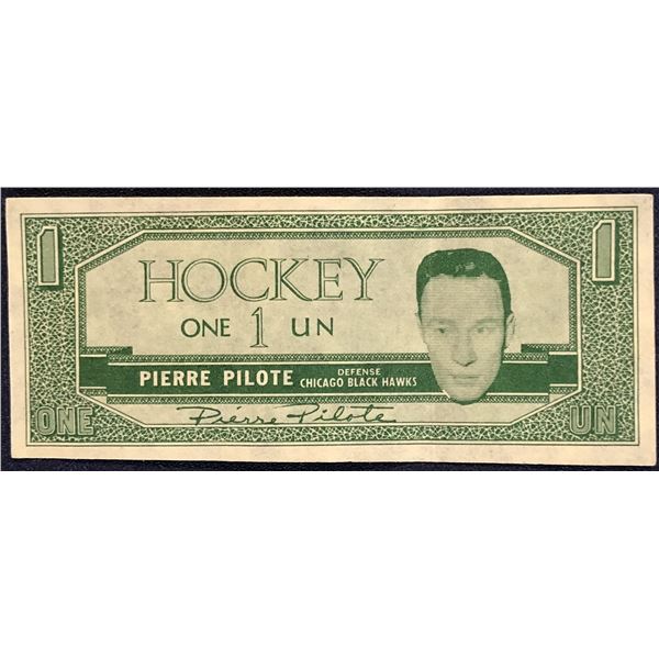1962-63 TOPPS HOCKEY BUCKS PIERRE PILOTE (HOF)