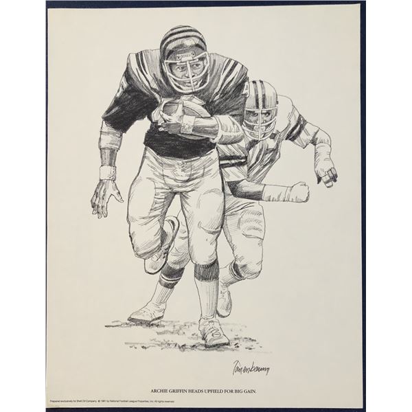 1981 SHELL OIL NFL - ARCHIE GRIFFIN