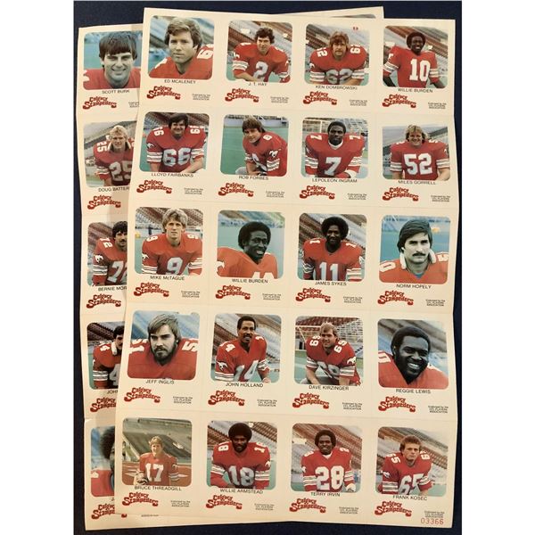 1981 RED ROOSTER CALGARY STAMPEDERS SET