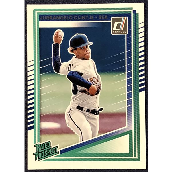 2025 DONRUSS JURRANGELO CIJNTJE ROOKIE CARD