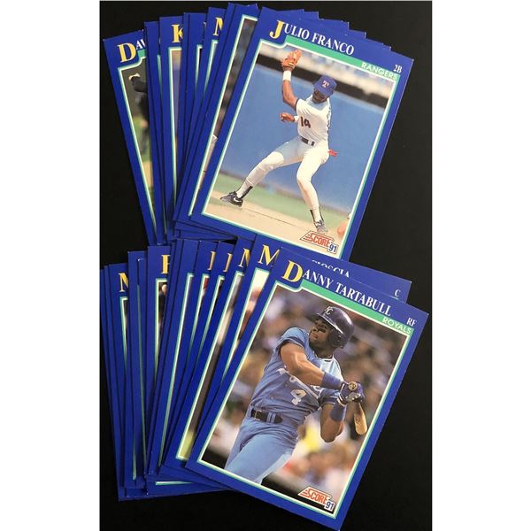 1991 SCORE BASEBALL - 25 CARDS