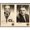 Image 1 : MONTREAL CANADIENS PRESS GLOSSY - TOE BLAKE & SAM POLLOCK (HOF)
