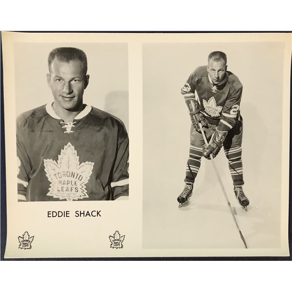 TORONTO MAPLE LEAFS PRESS GLOSSY - EDDIE SHACK