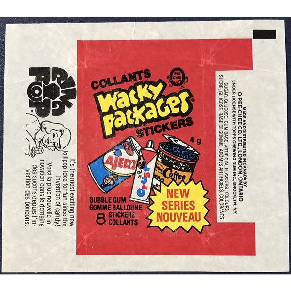 1979 O-PEE-CHEE WACKY PACKAGES WRAPPER
