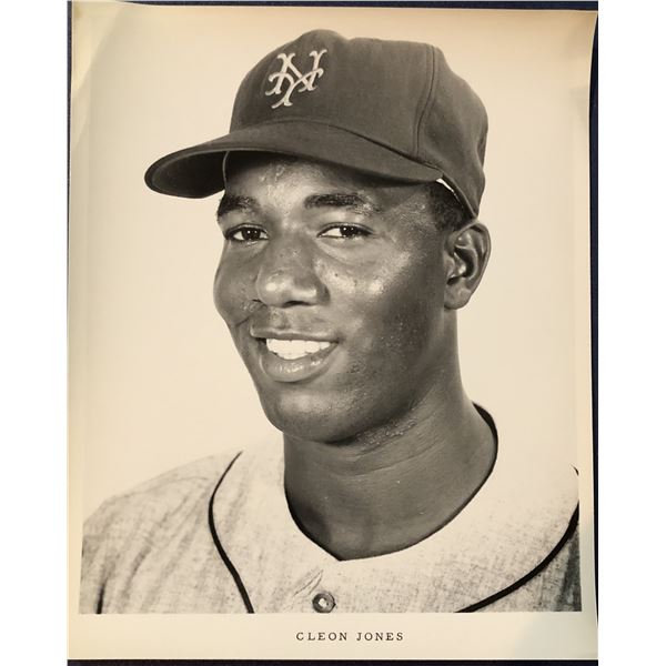 NEW YORK METS PRESS GLOSSY - CLEON JONES