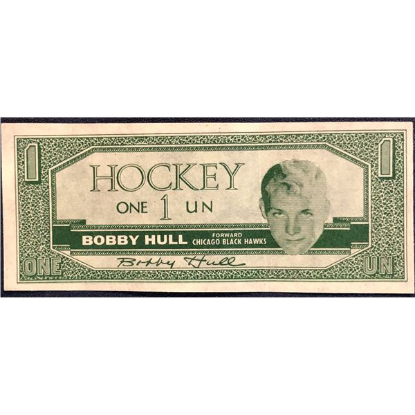 1962-63 TOPPS HOCKEY BUCKS BOBBY HULL (HOF)