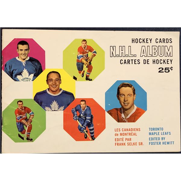 1961-62 YORK PEANUT BUTTER NHL ALBUM