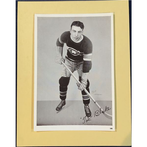 1935-36 CROWN BRAND TOE BLAKE (HOF)