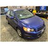 Image 10 : PARKSVILLE - 2012 CHEVROLET SONIC BLUE 178295 KMS - B217262