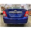 Image 17 : PARKSVILLE - 2012 CHEVROLET SONIC BLUE 178295 KMS - B217262