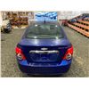 Image 19 : PARKSVILLE - 2012 CHEVROLET SONIC BLUE 178295 KMS - B217262