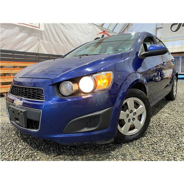 PARKSVILLE - 2012 CHEVROLET SONIC BLUE 178295 KMS - B217262