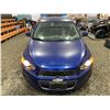 Image 7 : PARKSVILLE - 2012 CHEVROLET SONIC BLUE 178295 KMS - B217262