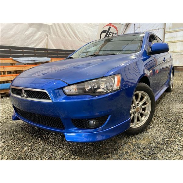 PARKSVILLE - 2010 MITSUBISHI LANCER BLUE 217001 KMS - D603387