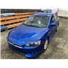 Image 4 : PARKSVILLE - 2010 MITSUBISHI LANCER BLUE 217001 KMS - D603387