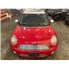 Image 7 : PARKSVILLE - 2008 MINI COOPER RED 109890 KMS - DU65360