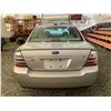 Image 18 : PARKSVILLE - 2008 FORD TAURUS GREY 161780 KMS - D106306