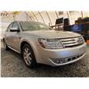 Image 8 : PARKSVILLE - 2008 FORD TAURUS GREY 161780 KMS - D106306