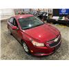Image 10 : PARKSVILLE - 2012 CHEVROLET CRUZE RED 139747 KMS - B398093