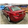 Image 21 : PARKSVILLE - 2012 CHEVROLET CRUZE RED 139747 KMS - B398093