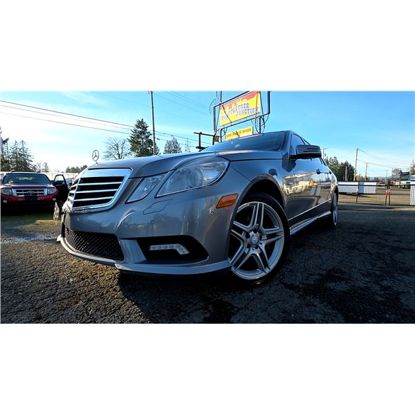 DUNCAN - 2011 MERCEDES-BENZ E-550 SILVER 231200 KMS - D492355