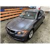 Image 4 : PARKSVILLE - 2007 BMW 328XI GREY 154714 KMS - D034530