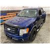 Image 4 : PARKSVILLE - 2009 FORD F-150 BLUE 187830 KMS - BA48347
