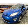Image 1 : PARKSVILLE - 2011 FORD FIESTA BLUE 115776 KMS - D192400