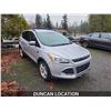 Image 6 : DUNCAN - 2015 FORD ESCAPE, SILVER, 183430 KMS, ALL WHEEL DRIVE. - DB83129