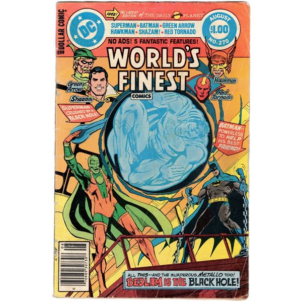 Super Man,Bat Man,Green Arrow, Hawk Man,Shazam,Red Tornado