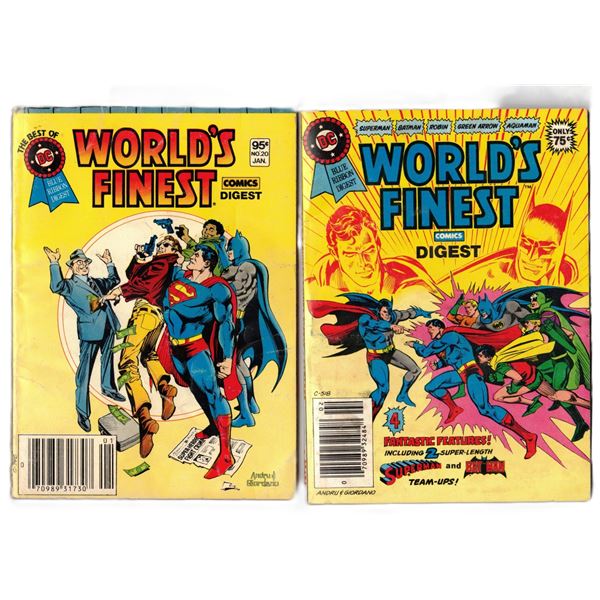 Superman World's Finest Digest Magazines