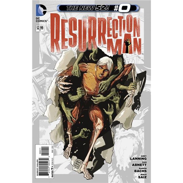 Resurrection Man #0 (DC Comics November 2012)