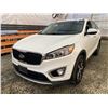 Image 3 : PARKSVILLE - 2016 KIA SORENTO WHITE 225484 KMS - D160712