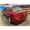 Image 21 : PARKSVILLE - 2012 CHEVROLET CRUZE RED 139747 KMS - B398093