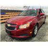Image 3 : PARKSVILLE - 2012 CHEVROLET CRUZE RED 139747 KMS - B398093
