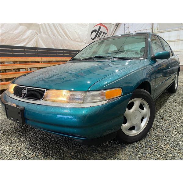 PARKSVILLE - 1997 MERCURY MYSTIQUE BASE, GREEN, 127022 KMS, FRONT WHEEL DRIVE. - B612597