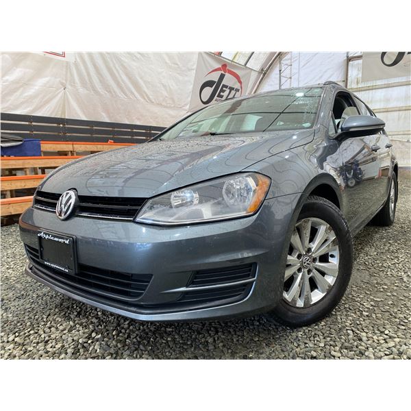 PARKSVILLE - 2016 VOLKSWAGEN GOLF SPORTWAGEN GREY 126097 KMS - "REPO UNIT" J521959