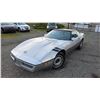 Image 2 : DUNCAN - 1984 CHEVROLET CORVETTE SILVER  128080 KMS - D117474