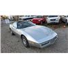 Image 6 : DUNCAN - 1984 CHEVROLET CORVETTE SILVER  128080 KMS - D117474
